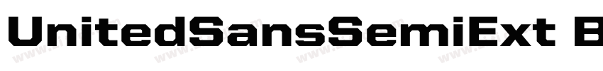 UnitedSansSemiExt Bo字体转换